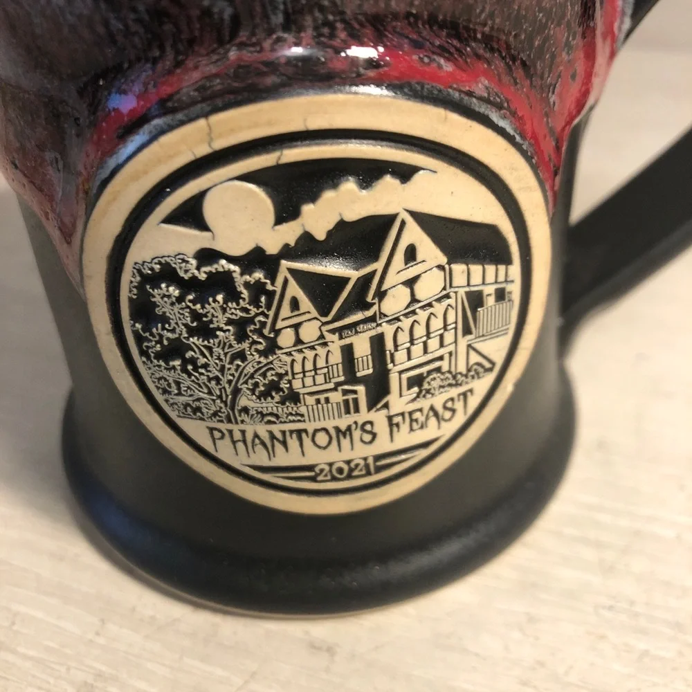 Phantom's Feast 2021 Ceramic Mug Grey Fox Pottery Minnesota Renaissance